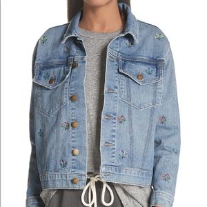 The Great flower denim Jacket